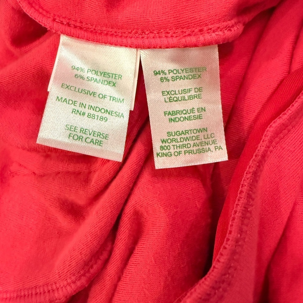 Lilly Pulitzer Mallie Pink Velour Jogger - Picture 7 of 7